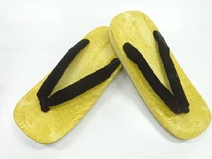 鼻緒ビロード畳表風男物雪駄（23.5センチ）